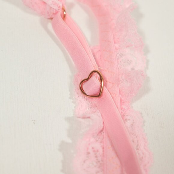 NWT Free People Heart to Heart Bralette in Pink Size Small - Picture 9 of 11